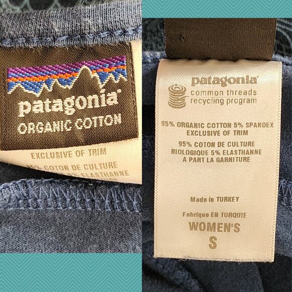 Patagonia Floral Print Organic Cotton Blend Surplice Babydoll Margot Sundress - Picture 5 of 5